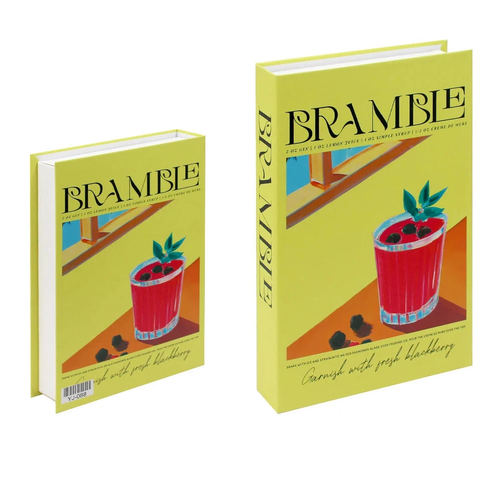 Livros Caixa Decorativos - Série Cocktails