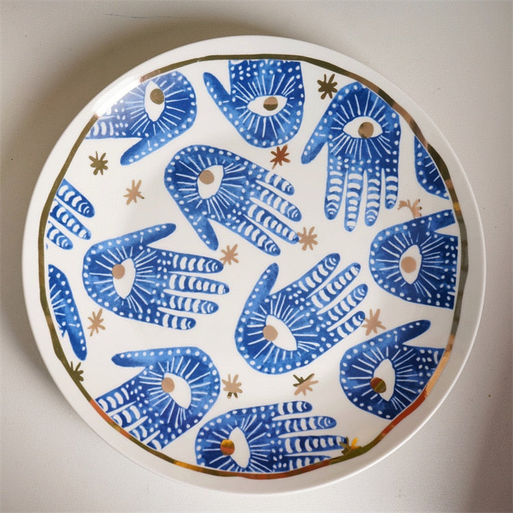 Linha mystical pintada a mão - cerâmica artesanal