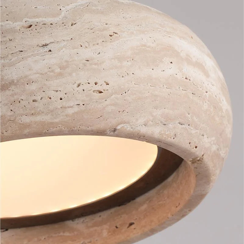 Pendente Travertino Round - 20cm(diâmetro)