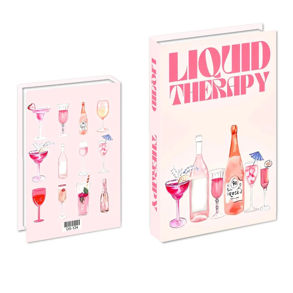 Livros Caixa Decorativos - Série Cocktails