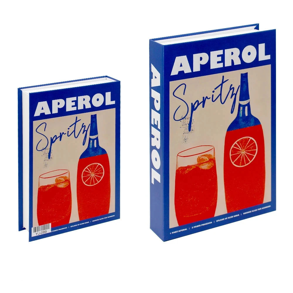 Livros Caixa Decorativos - Série Cocktails