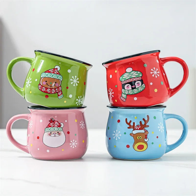 Canecas de Natal Cores - 04 modelos