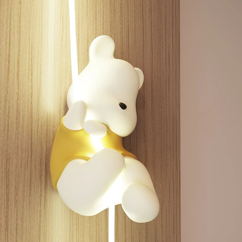 Arandela em led Urso - Design criativo