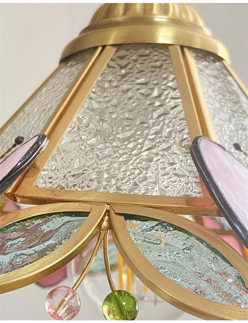 Pendente Vintage Tifany Borboletas
