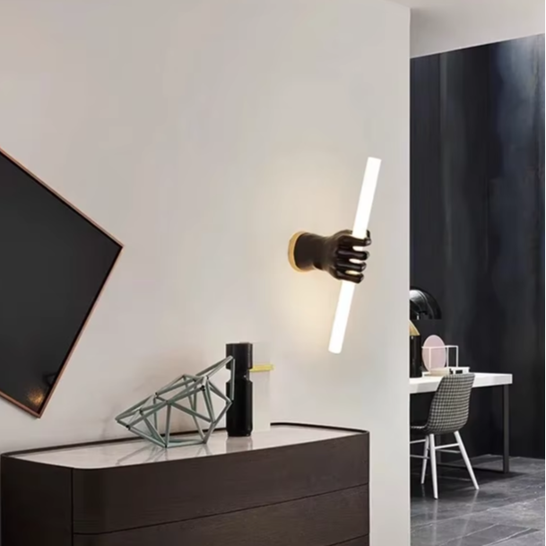 Luminária de mesa Mãos - Design Contemporâneo