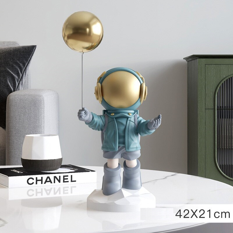 Escultura decorativa Astronauta Floating