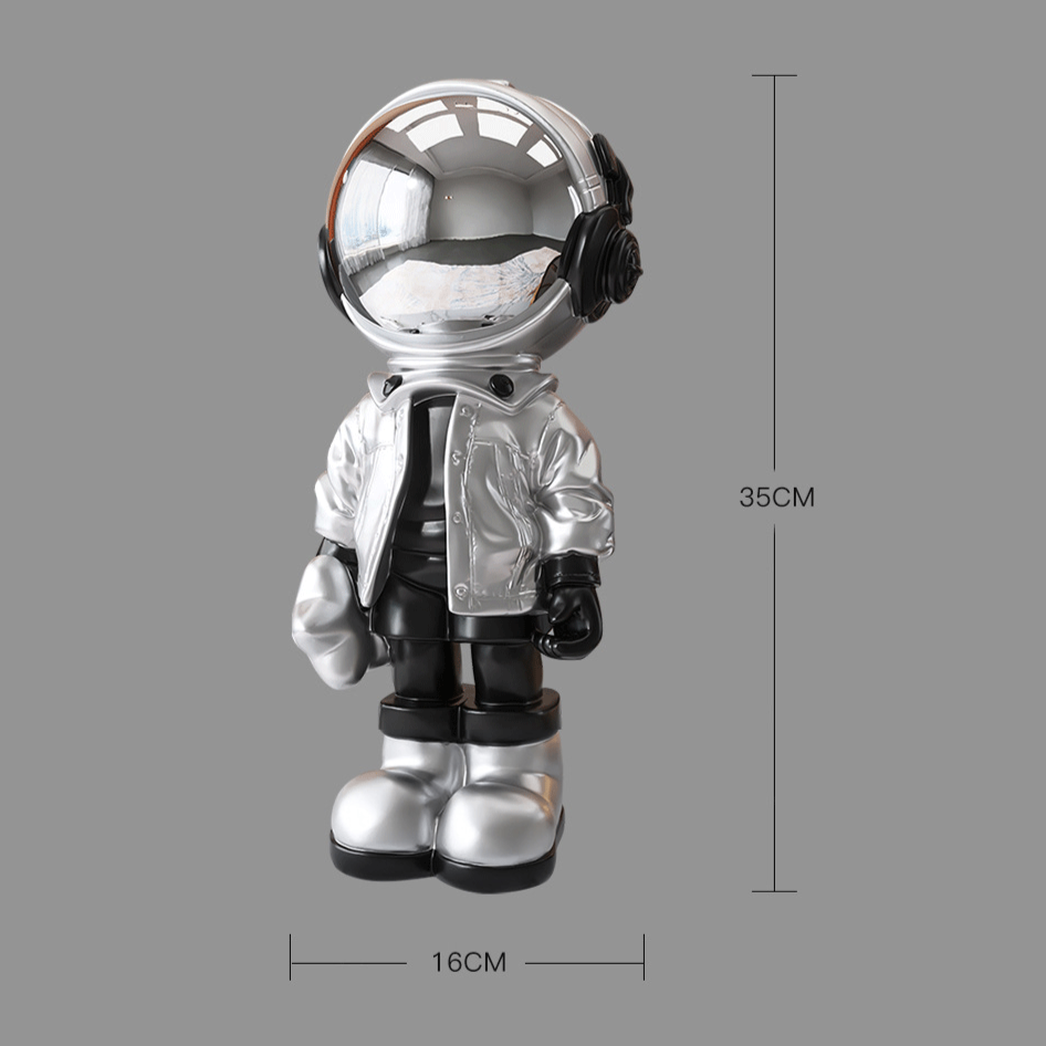 Escultura decorativa Astronauta - design criativo