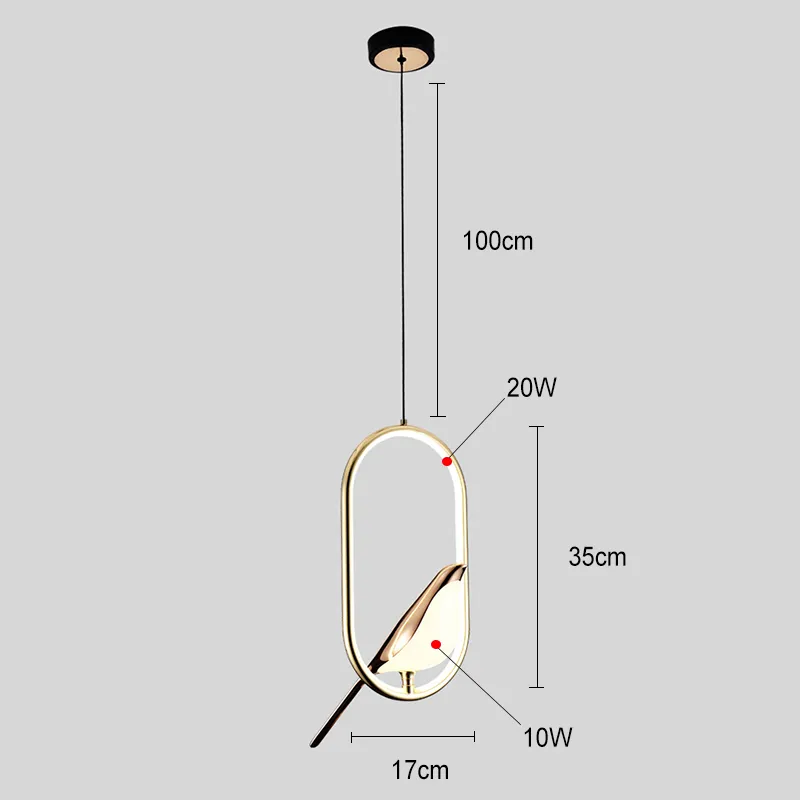 Pendentes Bird - novos modelos