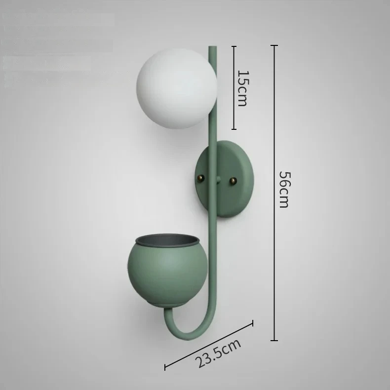 Arandela com vaso Boutique Garden - *edição cores especiais