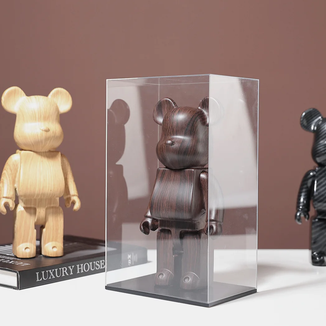 Escultura decorativa Bricks Cromados - toy art