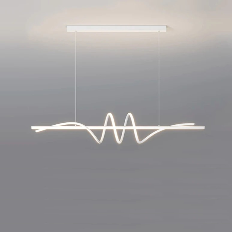 Lustre Curvas em led - 02 Tamanhos