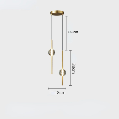 Pendente Bola de Cristal - design moderno elegante