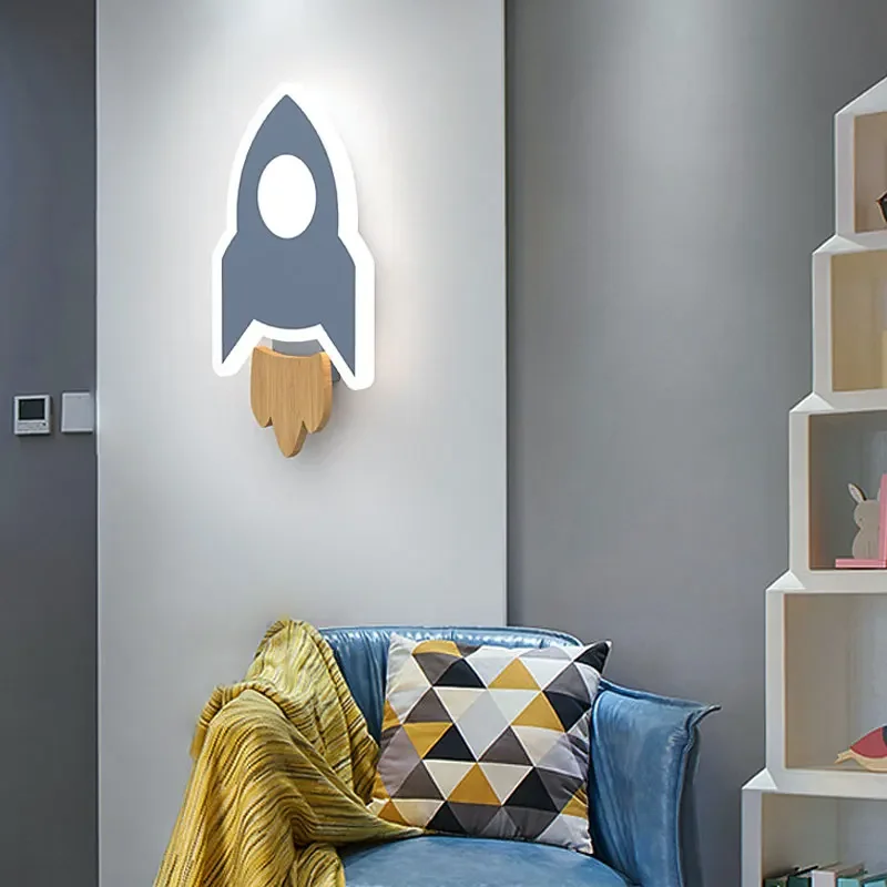 Arandelas Estrela & Foguete em led