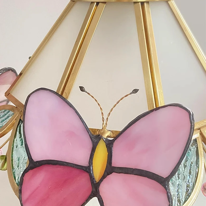 Pendente Vintage Tifany Borboletas