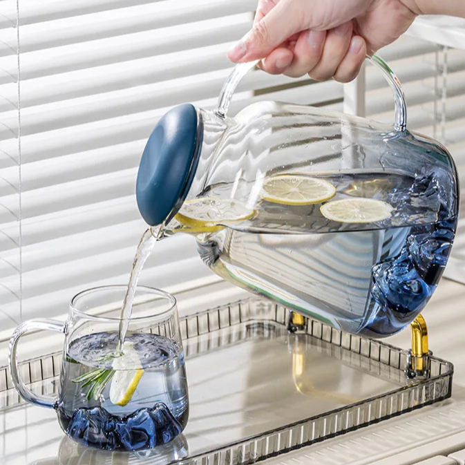 Jogo Jarra & Copos Blue Iceberg