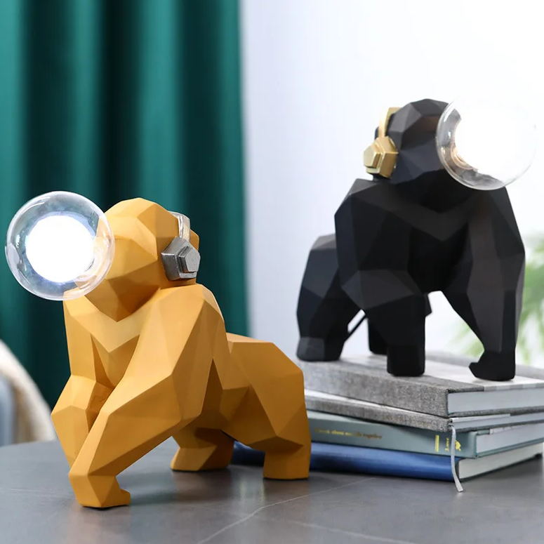 Luminária de mesa King Kong - criativa e descolada