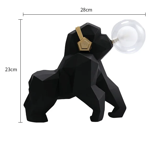 Luminária de mesa King Kong - criativa e descolada