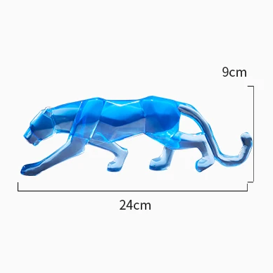 Escultura em fibra de resina Leopardo - *Versão Especial