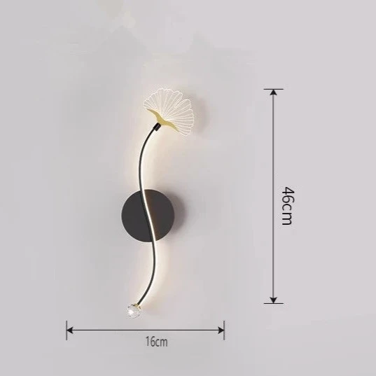 Arandela em led Spectrum - alumínio e acrílico