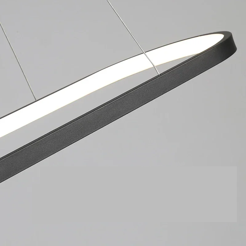 Lustre em led Oval - 02 Opções de tamanho