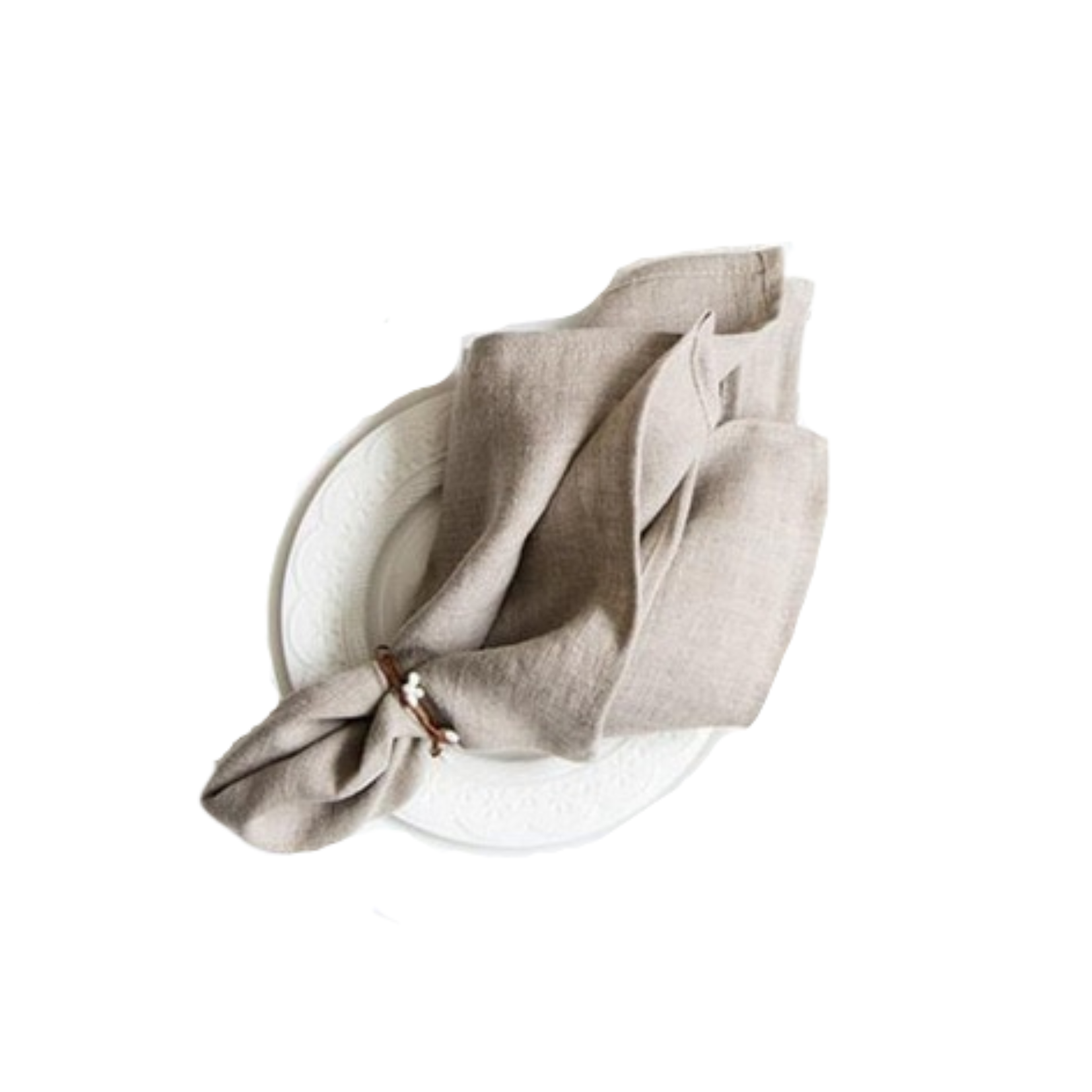 Jogo Guardanapos de Linho - 12 peças