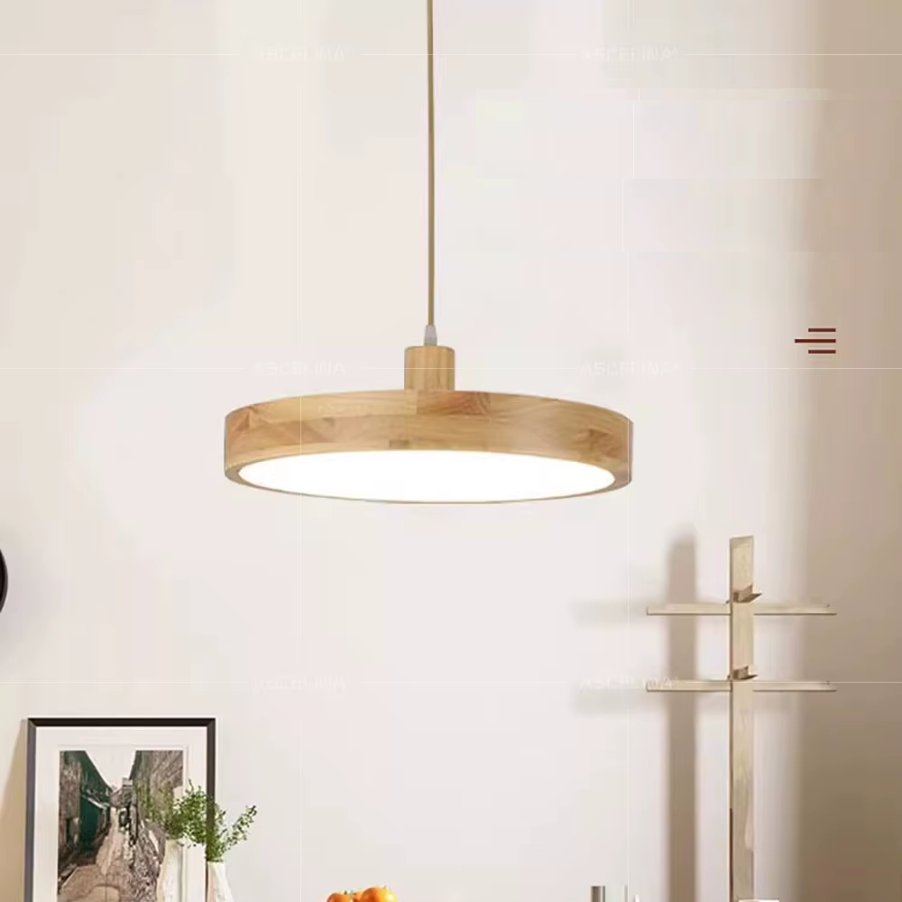Pendente Wooden - em led