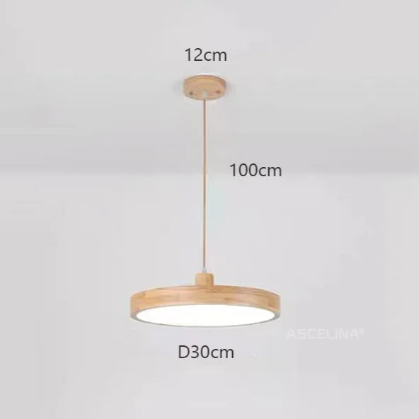 Pendente Wooden - em led