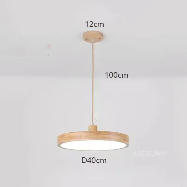 Pendente Wooden - em led