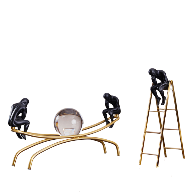 Linha de ornamentos decorativos O Pensador