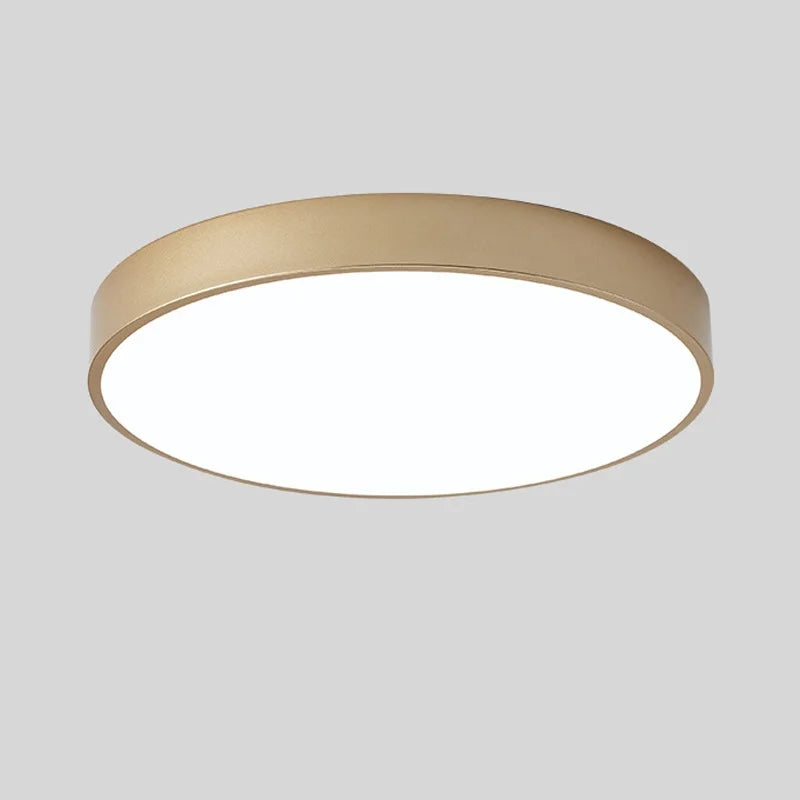 Plafon Redondo com detalhe amadeirado - 05 Cores