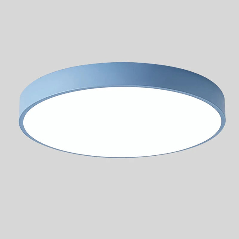 Plafon Redondo com detalhe amadeirado - 05 Cores