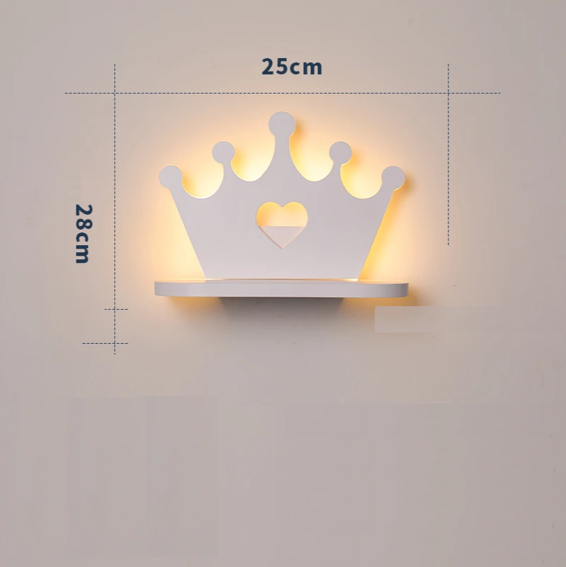 Prateleiras Cartoon com iluminação em led