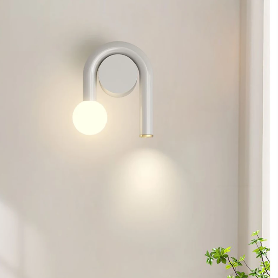 Arandela em led U - design moderno