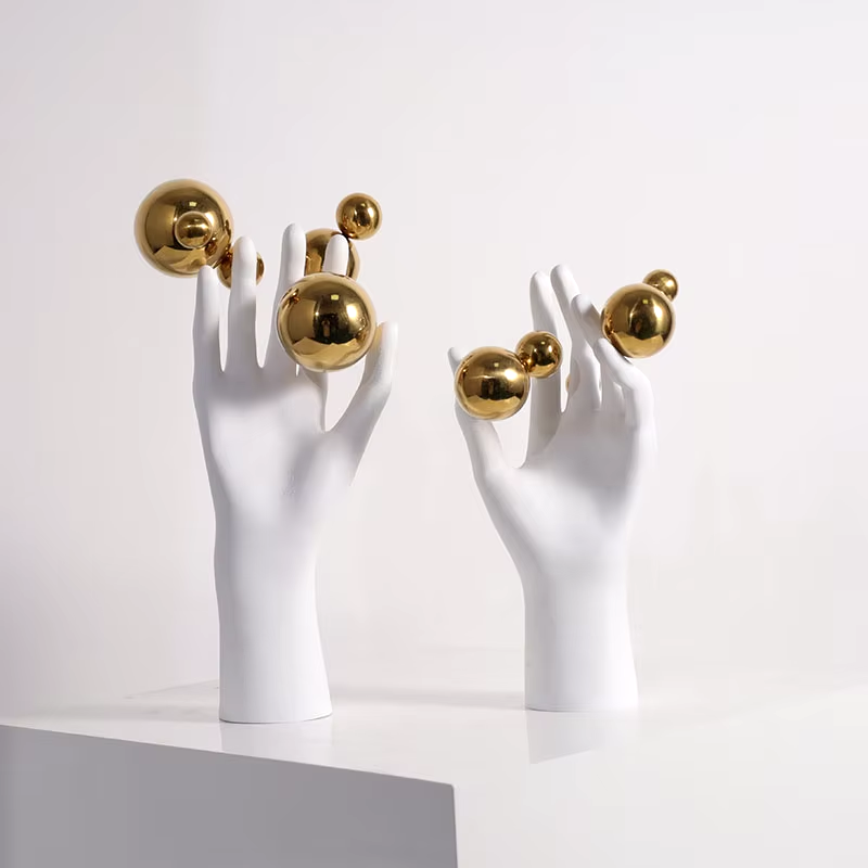 Esculturas decorativas Mãos Contemporâneas