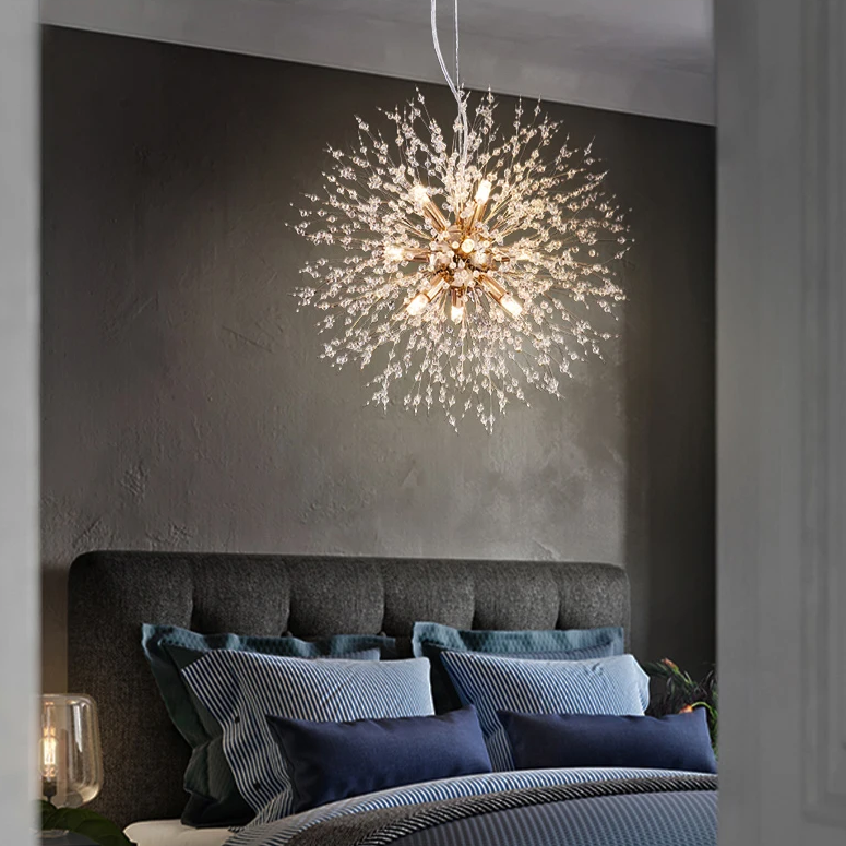 Lustre Sparks 8 lâmpadas - 40cm diâmetro