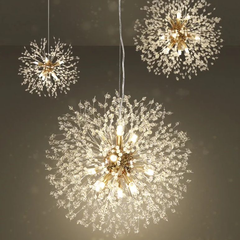 Lustre Sparks 8 lâmpadas - 40cm diâmetro