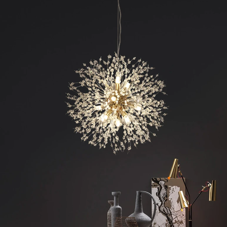 Lustre Sparks 8 lâmpadas - 40cm diâmetro