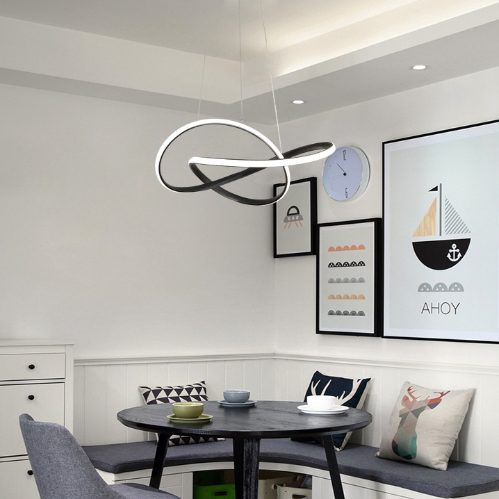 Lustre pendente em led dimerizável Spirit - 03 Opções de cor