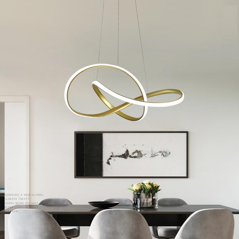 Lustre pendente em led dimerizável Spirit - 03 Opções de cor