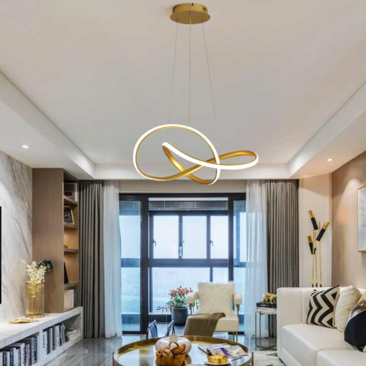 Lustre pendente em led dimerizável Spirit - 03 Opções de cor