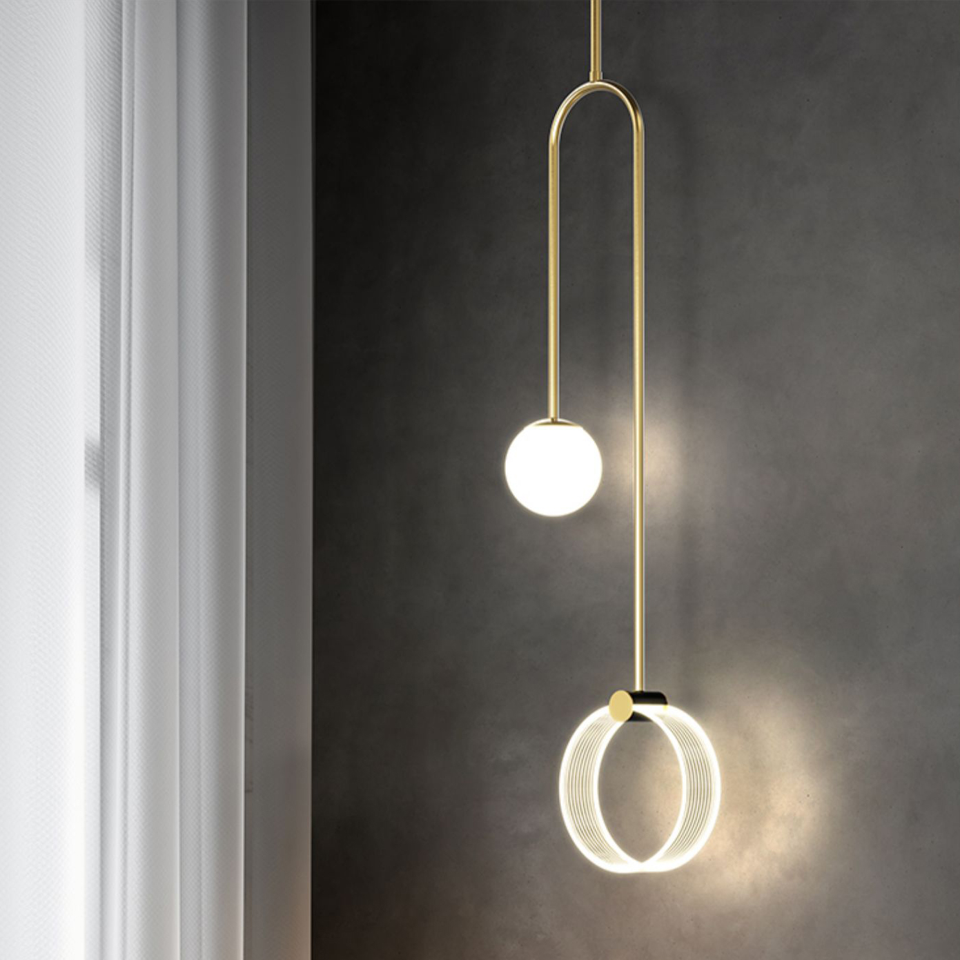 Pendente tesla - design moderno