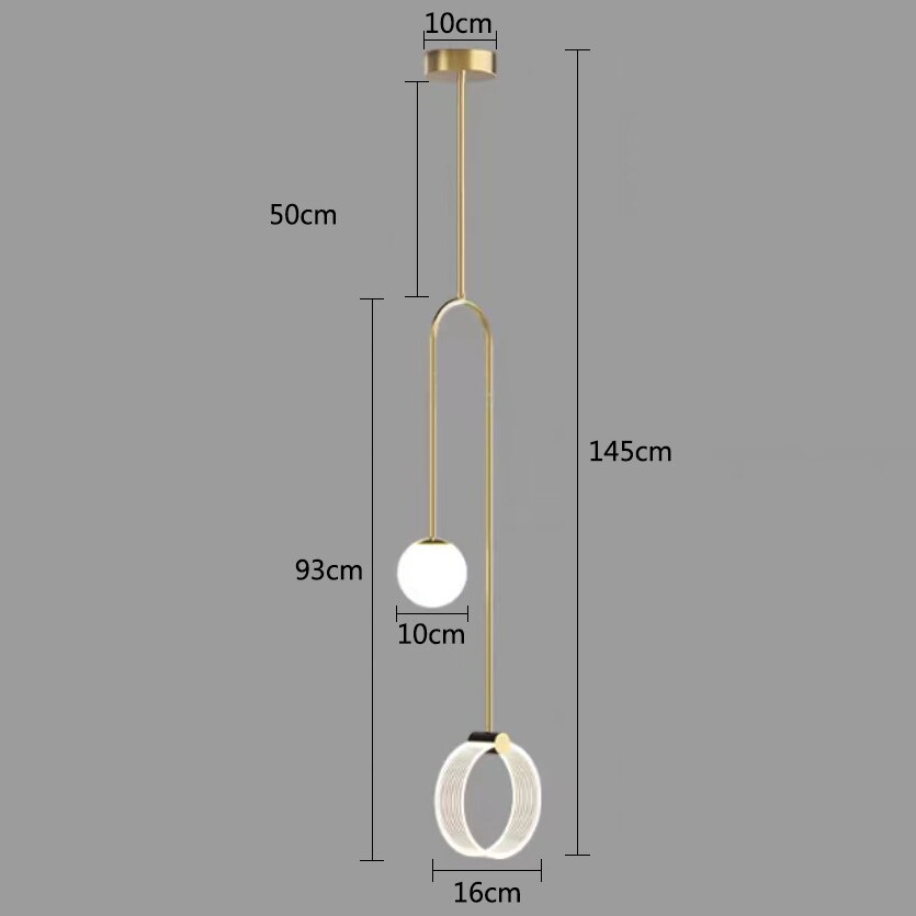 Pendente tesla - design moderno
