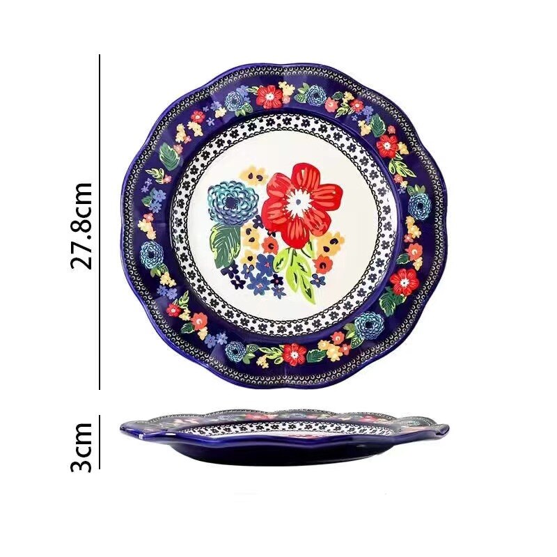 Louças em cerâmica pintada a mão Bellagio