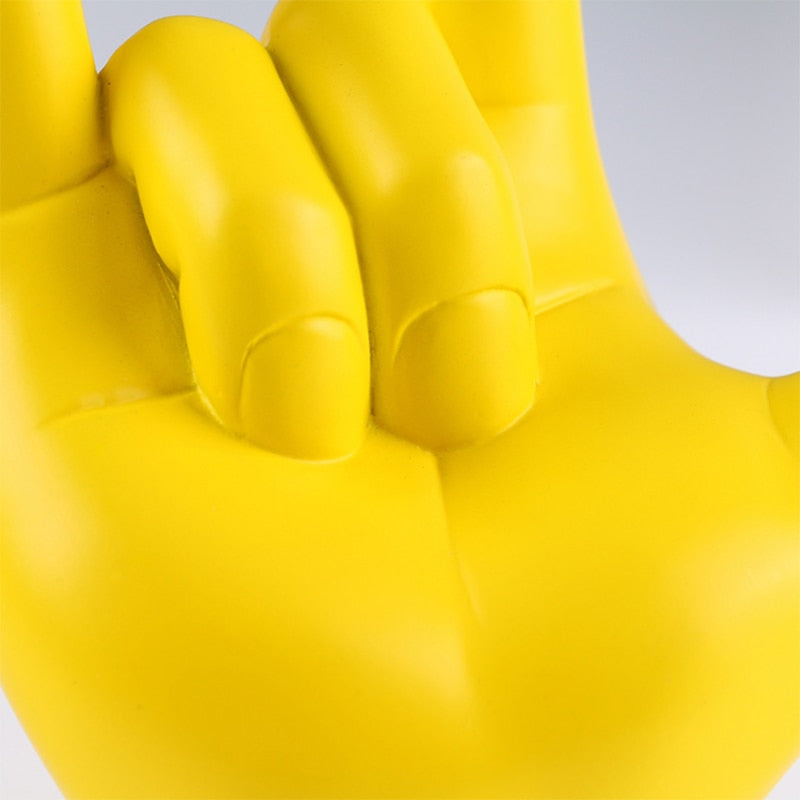 Esculturass decorativas Hands Colors - 03 Cores