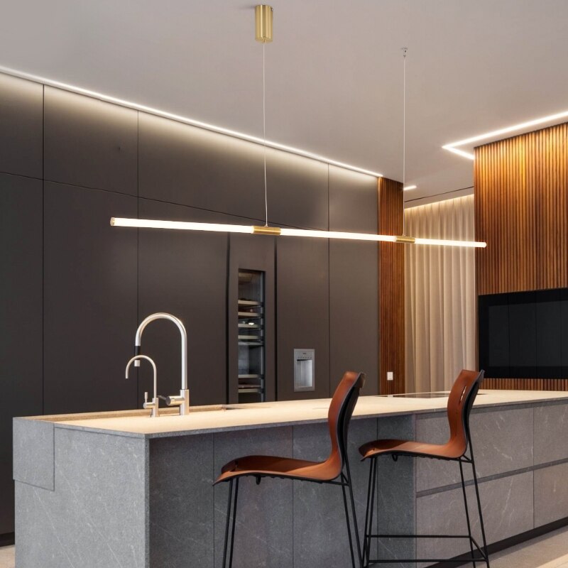 Lustre Neon Tube - Minimalista, moderno e elegante