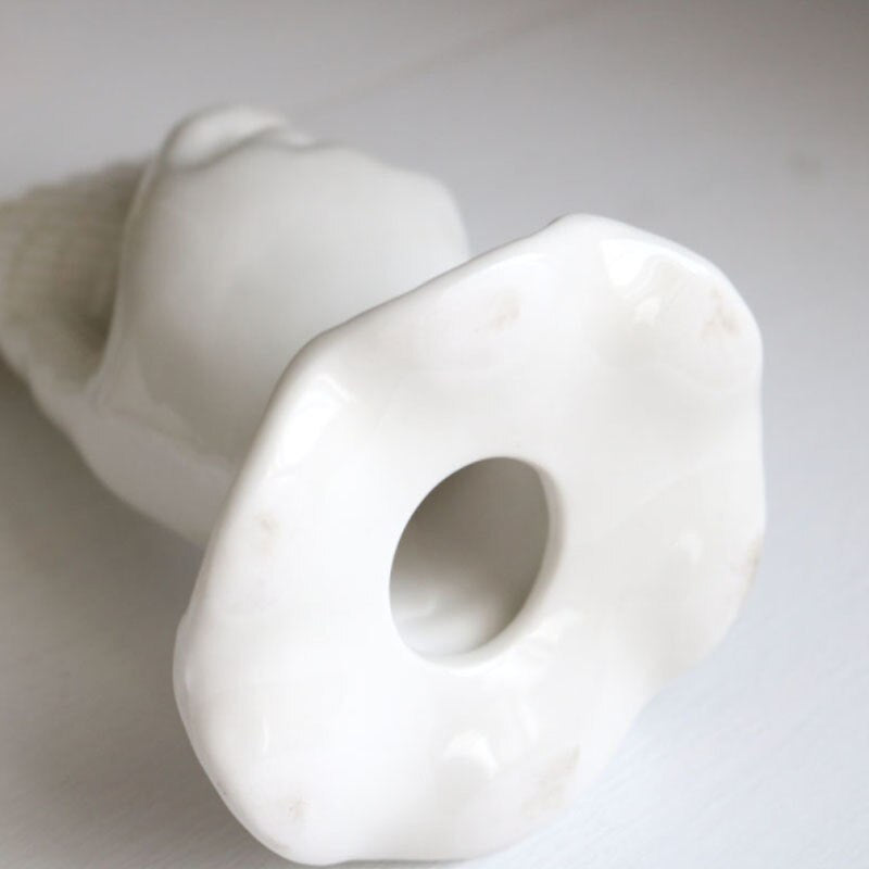 Vaso escultura Odisséia - cerâmica esmaltada