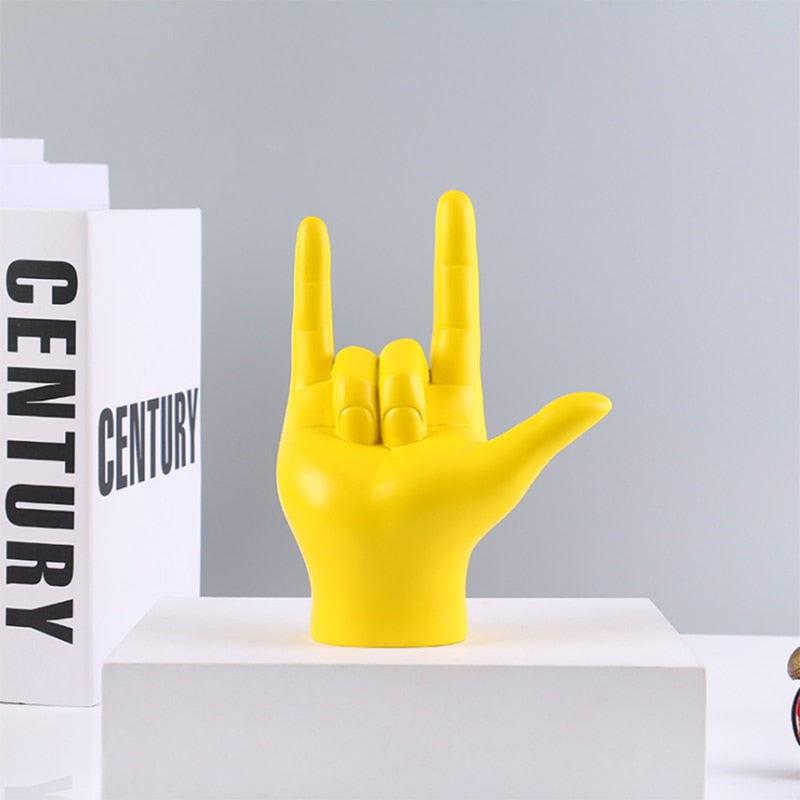 Esculturass decorativas Hands Colors - 03 Cores