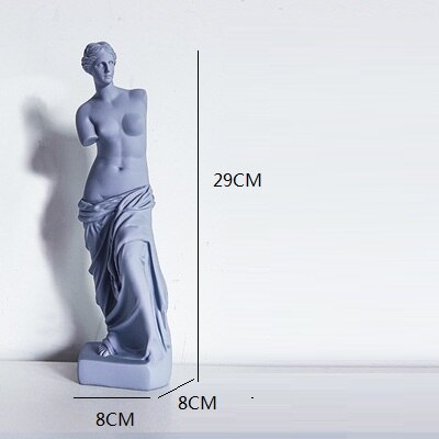 Escultura decorativa Venus de Milo - em poliresina