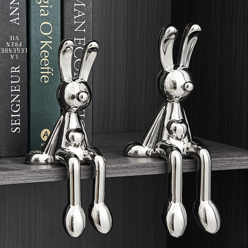 Adornos decorativos Bunny Love - design moderno criativo