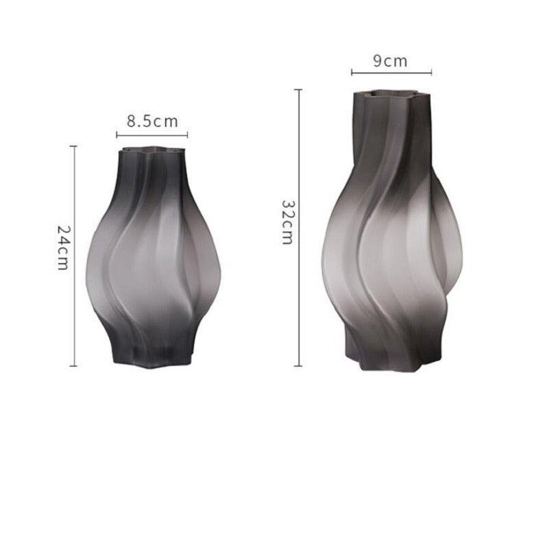Vasos em vidro Giulia - 02 Tamanhos & 02 Cores